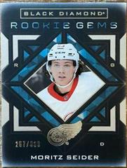 Moritz Seider #RG-MS Hockey Cards 2021 Upper Deck Black Diamond Rookie Gems Prices