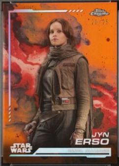 Jyn Erso [Rebel Orange Refractor] #119 Star Wars 2024 Topps Chrome