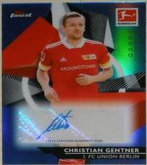 Christian Gentner [Blue Refractor] #BCA-CGE Soccer Cards 2020 Topps Finest Bundesliga Autographs Prices