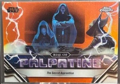 The Secret Apprentice [Rebel Orange Refractor] #RP-1 Star Wars 2024 Topps Chrome The Rise of Palpatine