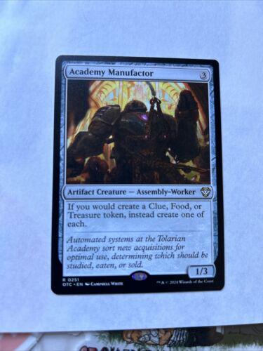 Academy Manufactor #251 Magic Outlaws of Thunder Junction Commander