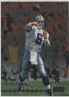 Troy Aikman [Jumbo] #C14 Football Cards 1999 Stadium Club Chrome Preview