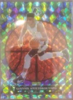 Giannis antetokounmpo good stained glass mosaic panini card