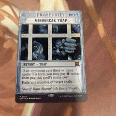 Mindbreak Trap [Foil] #68 Magic Outlaws of Thunder Junction Breaking News Prices