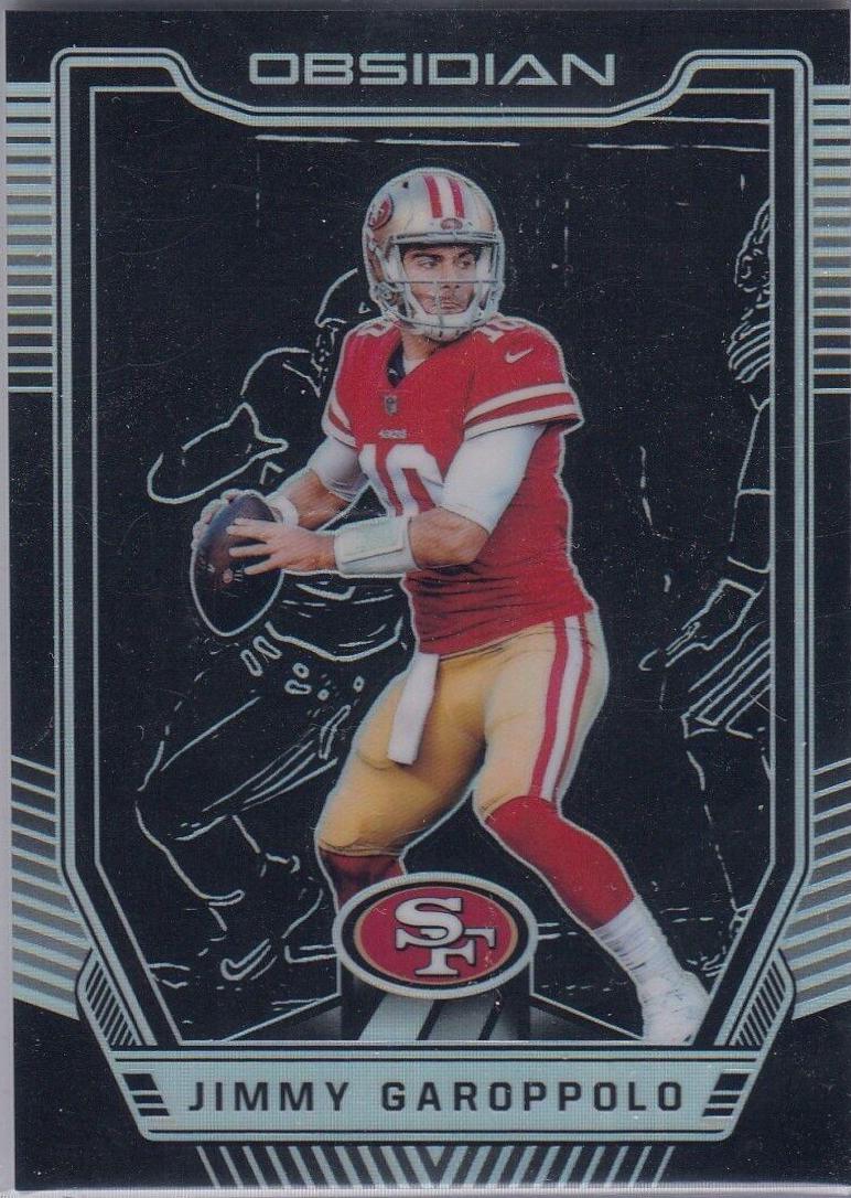 Jimmy Garoppolo #1 Football Cards 2018 Panini Obsidian