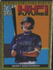 Benny Montgomery [Gold Refractor] #HIFI-2 Baseball Cards 2022 Bowman Hi Fi Futures Prices