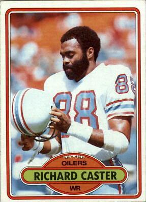 Richard Caster #198 Football Cards 1980 Topps