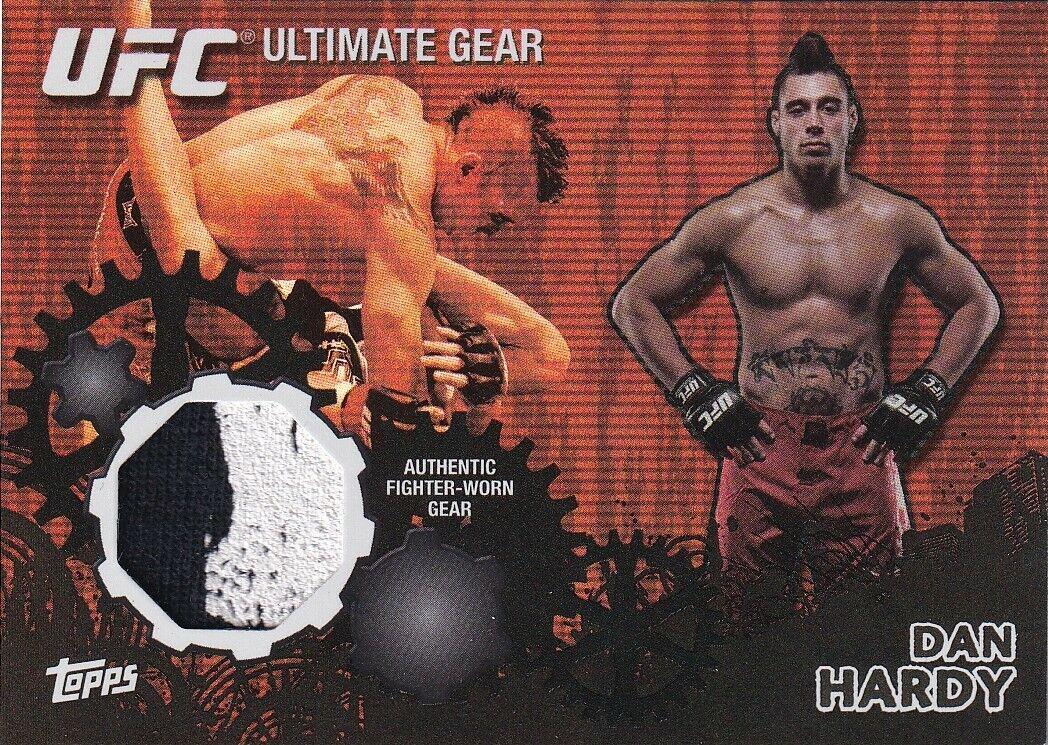 Dan Hardy [Onyx] #UG-DH Ufc Cards 2010 Topps UFC Ultimate Gear Relic