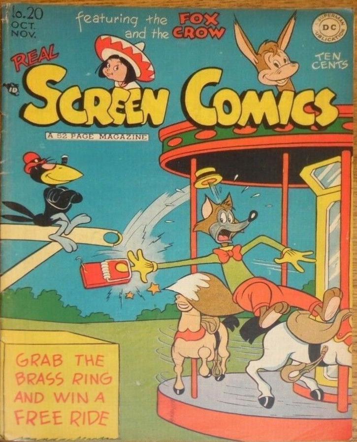 Real Screen Comics #20 (1948) Comic Books Real Screen Comics