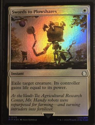 Swords to Plowshares [Foil] #173 Magic Fallout