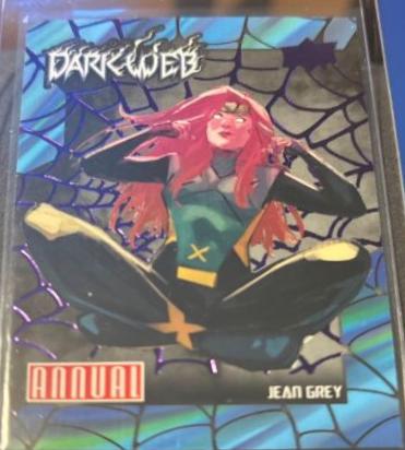 Jean Grey [Purple] #DW-5 Marvel 2023 Upper Deck Annual Dark Web