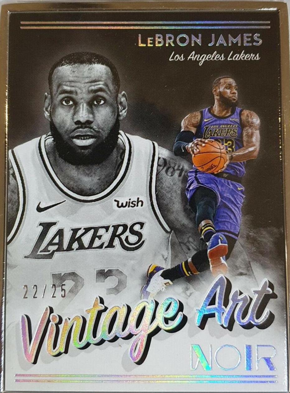 LeBron James #293 Basketball Cards 2018 Panini Noir