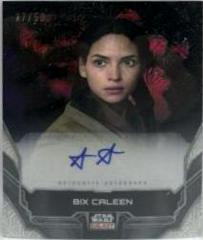 Adria Arjona as Bix Caleen [Mojo Refractor] #A-AA Star Wars 2024 Topps Chrome Galaxy Autograph Prices