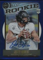 Justin Herbert [Premium Penmanship Sapphire] #150 Football Cards 2020 Panini Legacy Prices