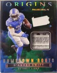 D'Andre Swift [Green] #HR-DSW Football Cards 2022 Panini Origins Hometown Roots Prices