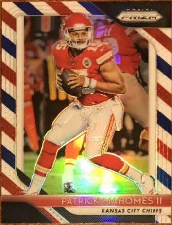 Patrick Mahomes 2018 Prizm RWB!!! PSA popular 10???