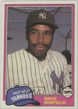 Dave Winfield [Traded] #855 Baseball Cards 1981 Topps