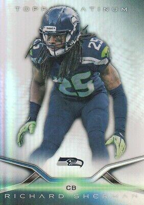 Richard Sherman #7 Football Cards 2014 Topps Platinum