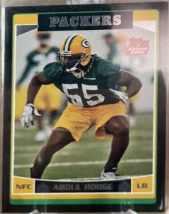 Abdul Hodge [Black] #323 Football Cards 2006 Topps