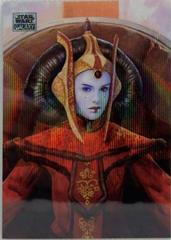 Queen Amidala  [Wave Refractor] #AN-9 Star Wars 2024 Topps Chrome Galaxy Art of Naboo Prices