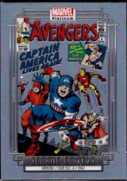 Avengers [Rainbow] #IC16 Marvel 2023 Upper Deck Platinum Iconic Covers