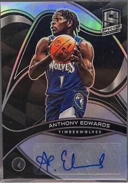 Anthony Edwards [Astral] #S-AEW Basketball Cards 2021 Panini Spectra Signatures