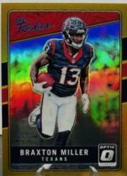 Braxton Miller [Gold] #TR-BM Football Cards 2016 Panini Donruss Optic the Rookies