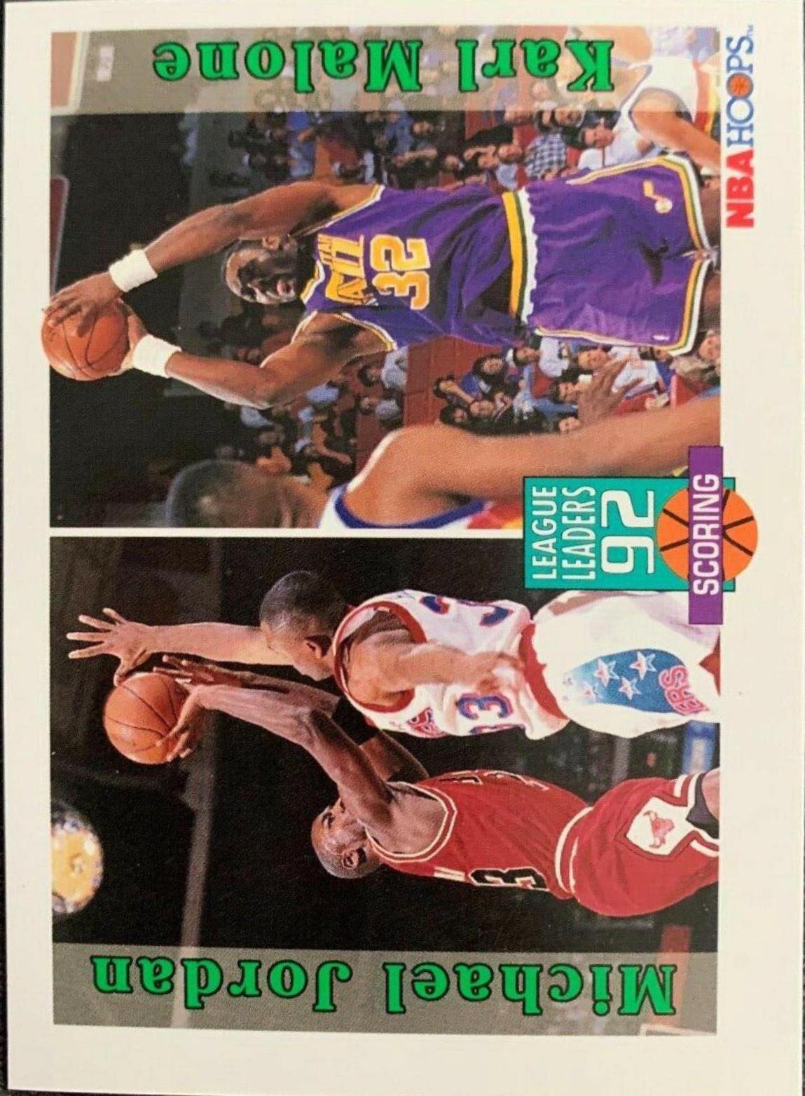 michael jordan karl malone card