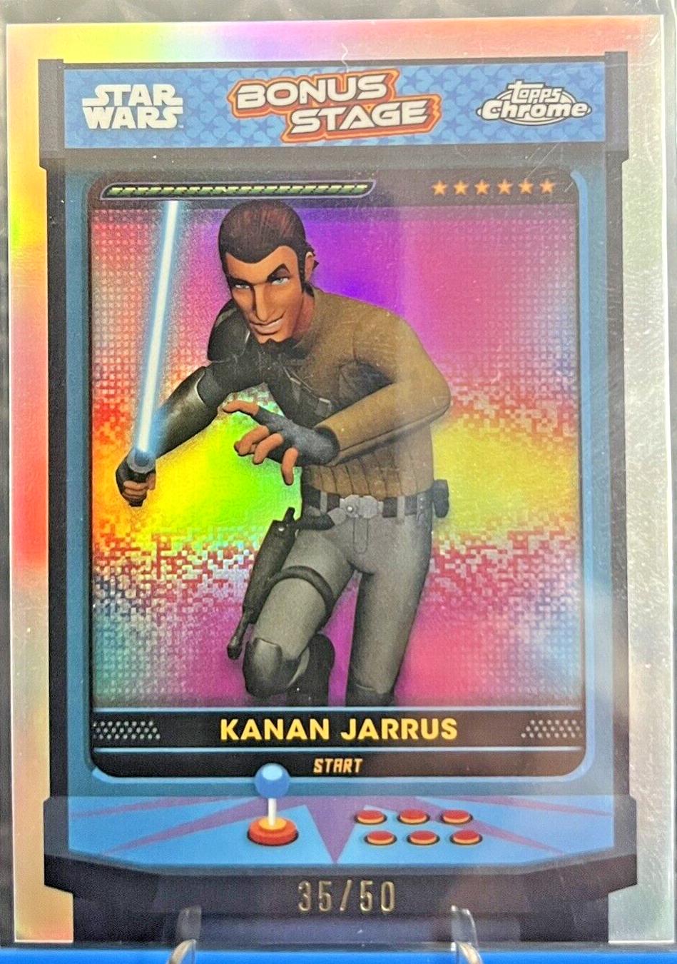 Kanan Jarrus #BS-KJ Star Wars 2024 Topps Chrome Bonus Stage