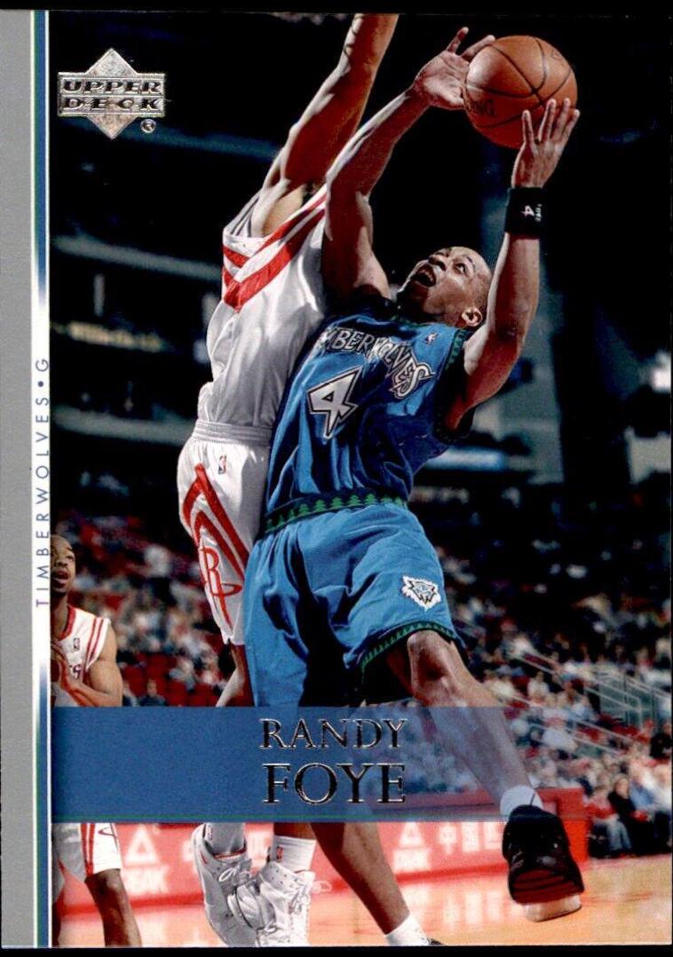 Randy Foye #63 Basketball Cards 2007 Upper Deck