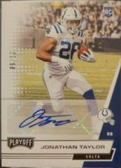 Jonathan Taylor [Autograph] #218V Football Cards 2020 Panini Playoff Prices