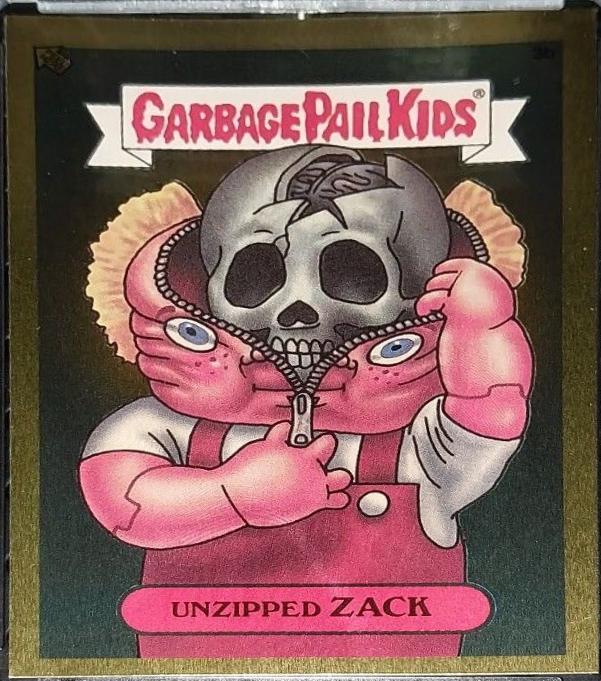 Unzipped ZACK [Gold] #3b 2003 Garbage Pail Kids