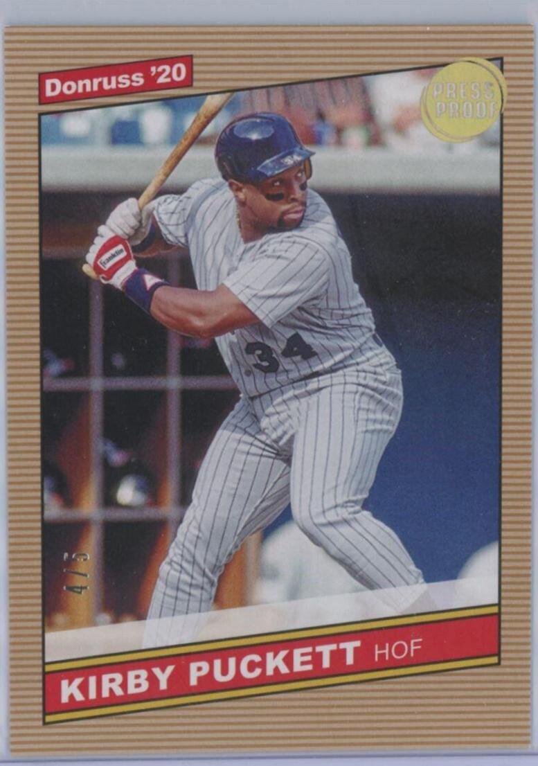 Kirby Puckett [Artist Proof] #217 Baseball Cards 2020 Panini Donruss