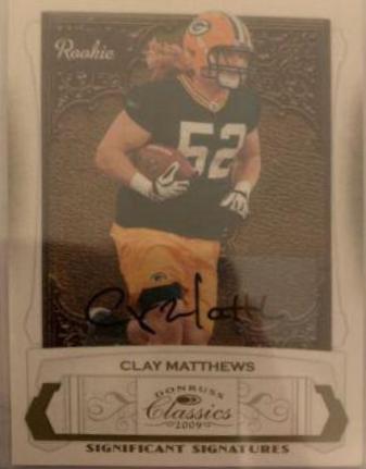 Clay Matthews #172 Football Cards 2009 Panini Donruss Classics