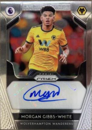 Morgan Gibbs White #S-MG Soccer Cards 2019 Panini Prizm Premier League Signatures