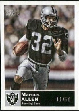 Marcus Allen [Autograph Chrome Refractor] #165 Football Cards 2010 Topps Magic