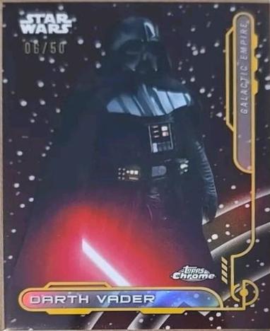 Darth Vader [Gold Refractor] #GE-1 Star Wars 2024 Topps Chrome Galactic Civil War