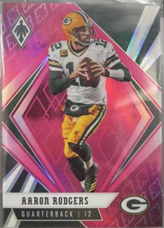 Aaron Rodgers [Pink] #19 Football Cards 2020 Panini Phoenix