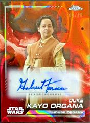 Gabriel Fonseca as Duke Kayo Organa [Mustafar Lava Refractor] #AU-DKO Star Wars 2024 Topps Chrome Autograph Prices