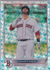 J. D. Martinez #84 Baseball Cards 2022 Topps Chrome Logofractor Prices