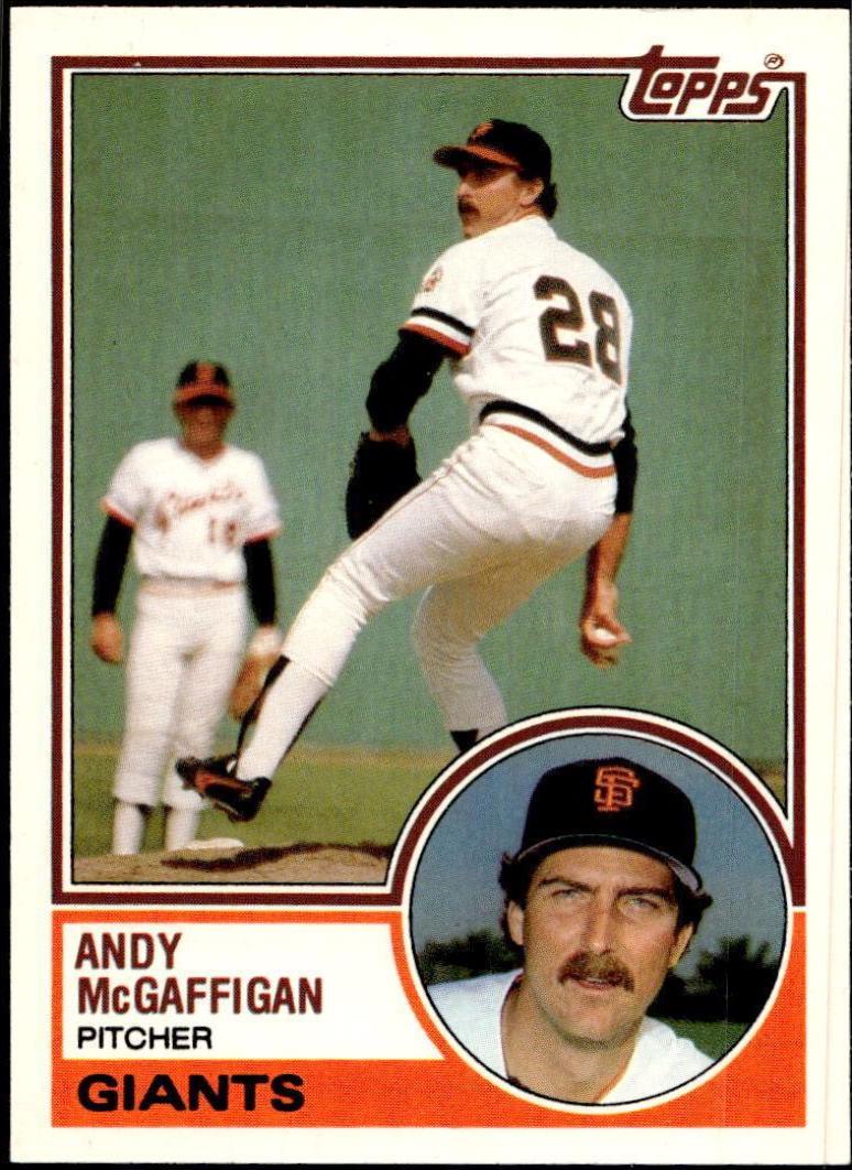 Andy McGaffigan #68T Baseball Cards 1983 Topps Traded