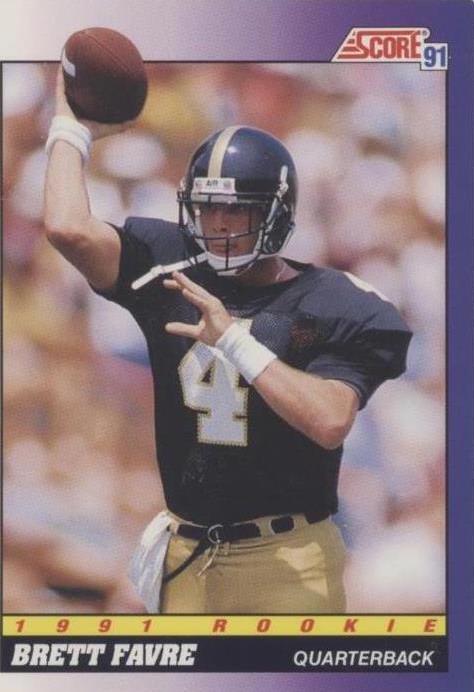 Brett Favre #611 Prices [Rookie] | 1991 Score | Football Cards