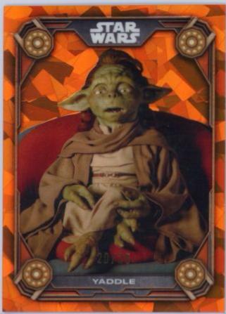 Yaddle [Orange] #JC-1 Star Wars 2024 Topps Chrome Sapphire Jedi High Council