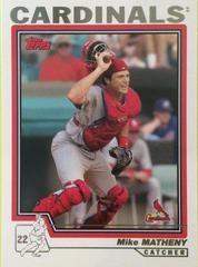 Mike Matheny #6 Baseball Cards 2004 Topps Prices