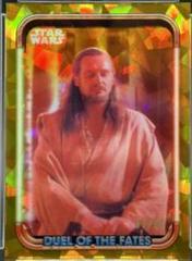 A Moment of Calm for Qui-Gon Jinn [Gold] #DF-10 Star Wars 2024 Topps Chrome Sapphire Duel of the Fates Prices