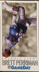 Brett Perriman #397 Football Cards 1992 Fleer Gameday Prices