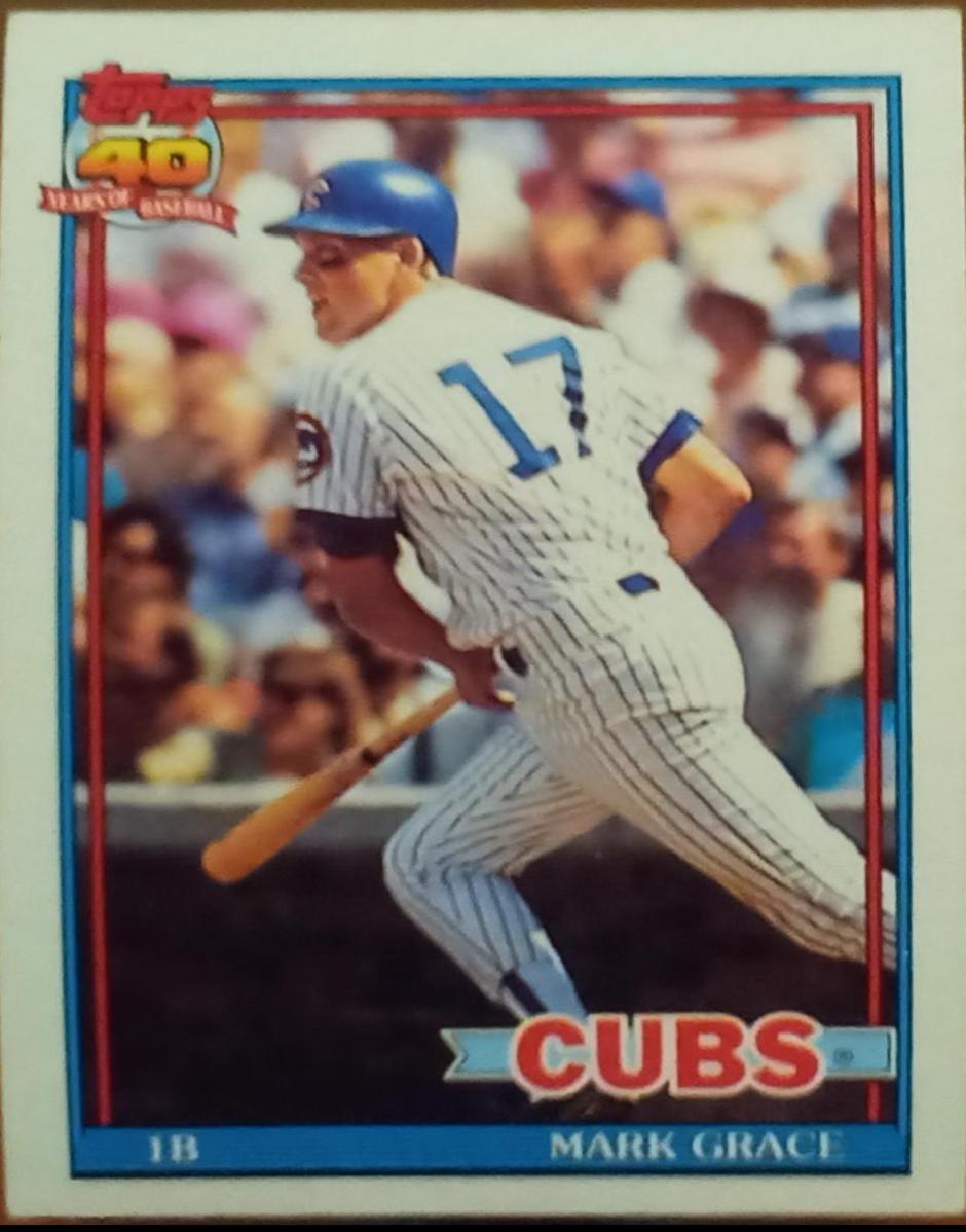 Mark Grace 520 Prices 1991 Topps Baseball Cards