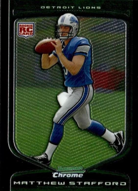 2009 sold Bowman Matthew Stafford rookie