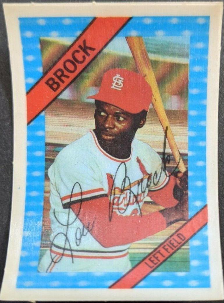 Lou Brock #48 Baseball Cards 1972 Kellogg's