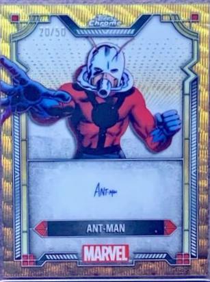 Ant-Man #MI-7 Marvel 2024 Topps Chrome Character Autograph